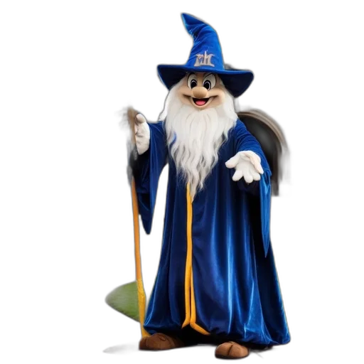 staff, hat, creature, dragon transparent PNG cut-out