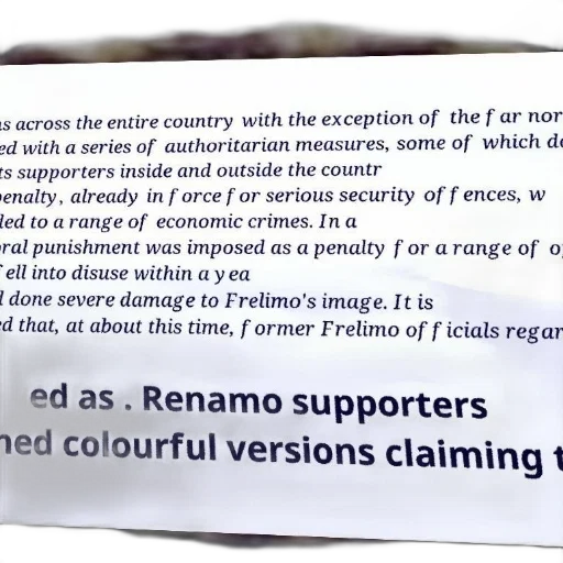 document, text, discussing, renamo transparent PNG cut-out