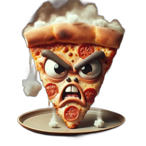 food, face, 3d render, concept art transparent PNG cut-out