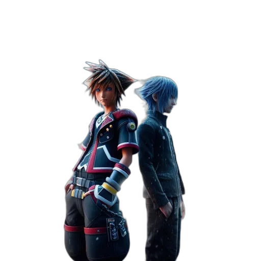 jacket, sword, concept art, 3d render transparent PNG cut-out