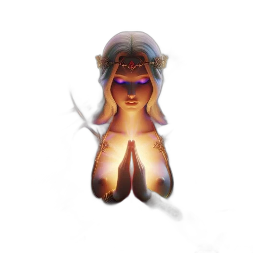 staff, mask, crown, creature transparent PNG cut-out