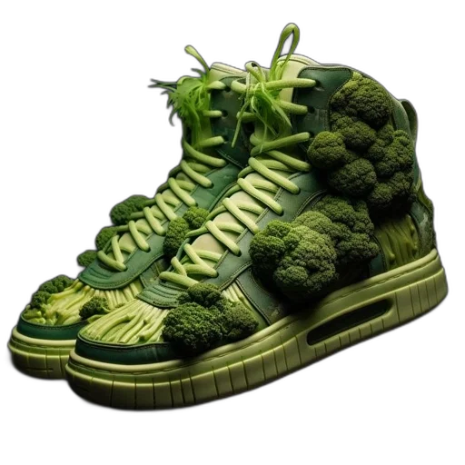 shoes, food, animal, photorealistic transparent PNG cut-out
