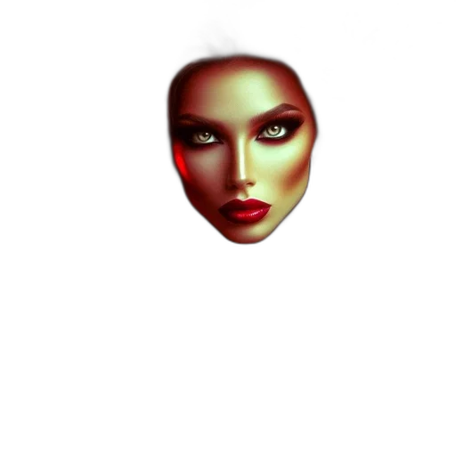 face, mask, jewelry, hat transparent PNG cut-out