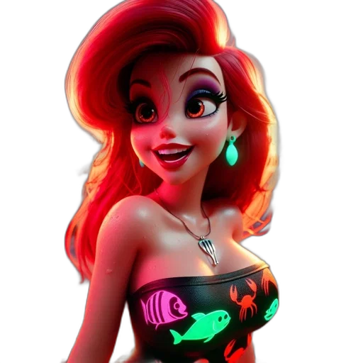 dress, jewelry, 3d render, concept art transparent PNG cut-out