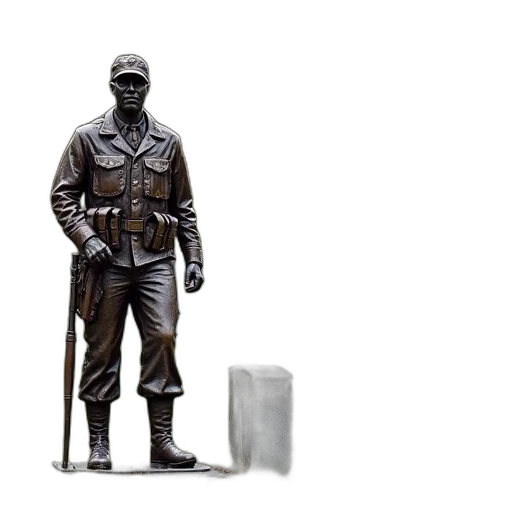 concept art, 3d render, bronze, plaque transparent PNG cut-out
