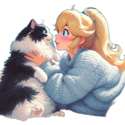 animal, pixel art, anime, concept art transparent PNG cut-out