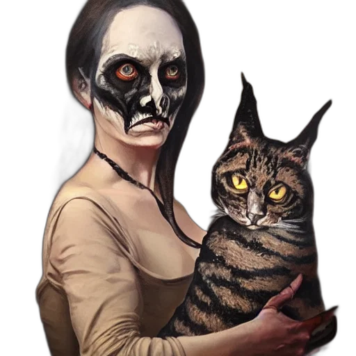 mask, creature, animal, concept art transparent PNG cut-out