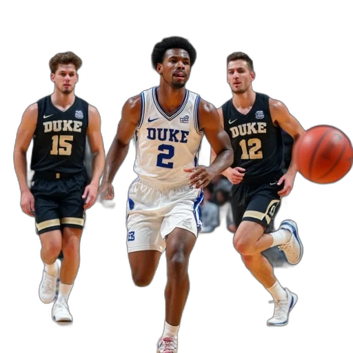 duke, university, basketball, team transparent PNG cut-out