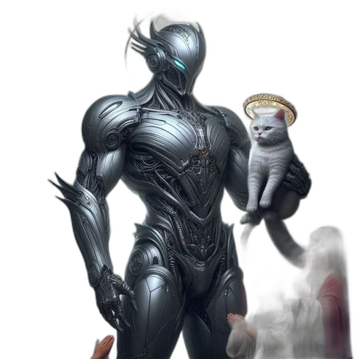 robot, creature, concept art, fantasy art transparent PNG cut-out