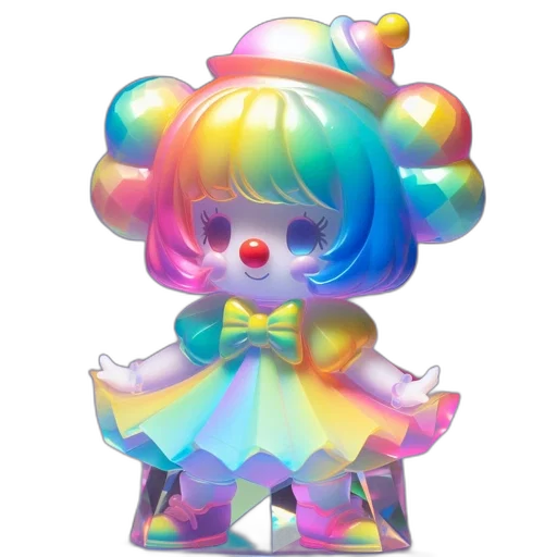 robot, crown, staff, creature transparent PNG cut-out