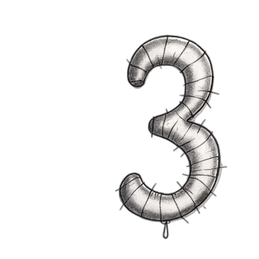 dragon, hair, jewelry, 3d render transparent PNG cut-out