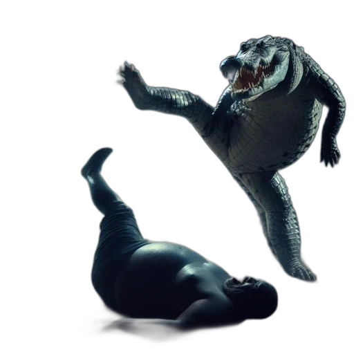 creature, animal, dragon, 3d render transparent PNG cut-out