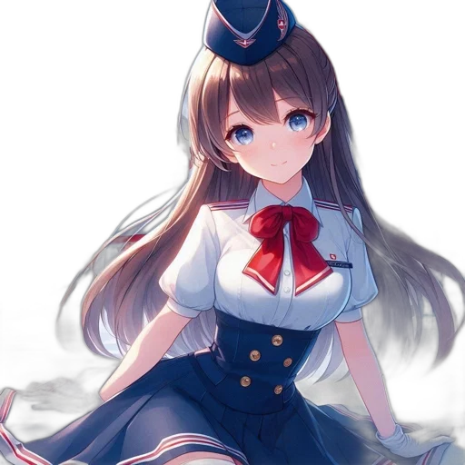 staff, dress, crown, robot transparent PNG cut-out
