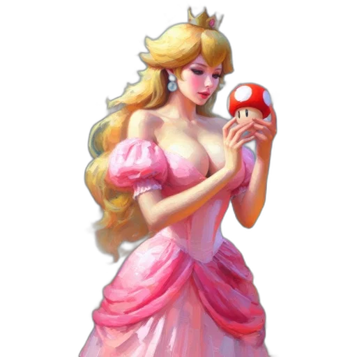 dress, crown, concept art, pixel art transparent PNG cut-out