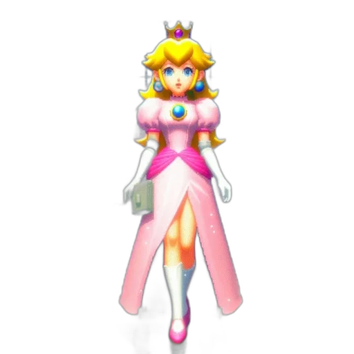 dress, crown, staff, weapon transparent PNG cut-out