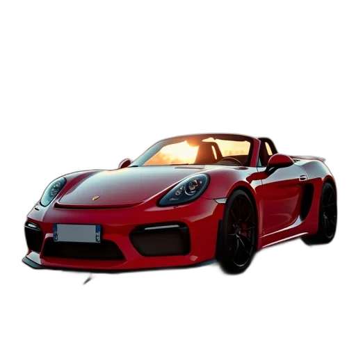 car, weapon, 3d render, photorealistic transparent PNG cut-out
