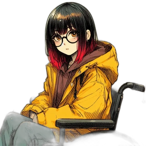 jacket, staff, face, animal transparent PNG cut-out