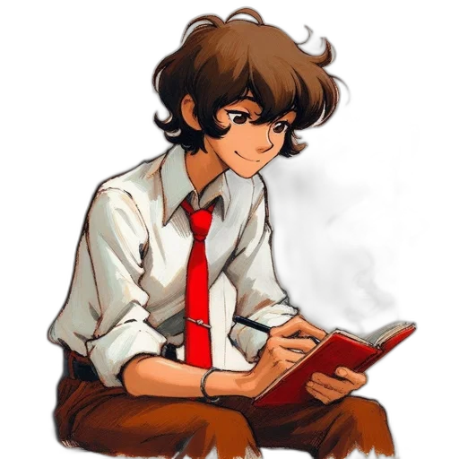 staff, face, cartoon, anime transparent PNG cut-out