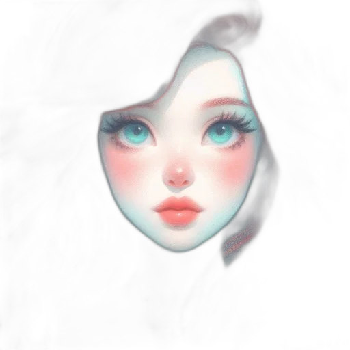 face, mask, robot, creature transparent PNG cut-out
