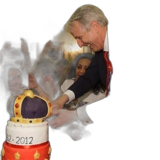 crown, photorealistic, fire, man transparent PNG cut-out