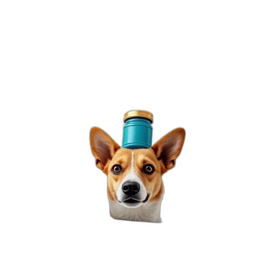 hat, bottle, animal, staff transparent PNG cut-out