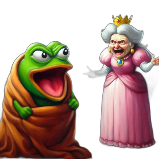 crown, dress, concept art, photorealistic transparent PNG cut-out