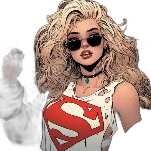 comic book art, concept art, cartoon, animated transparent PNG cut-out
