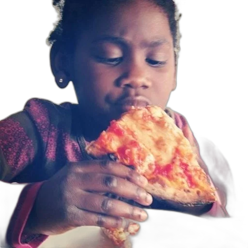 food, weapon, young, girl transparent PNG cut-out