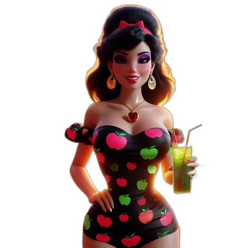 dress, concept art, 3d render, pixel art transparent PNG cut-out
