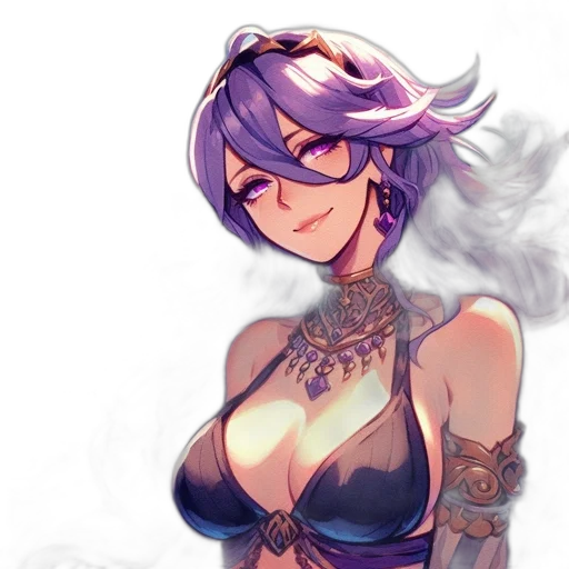 dress, dragon, crown, staff transparent PNG cut-out