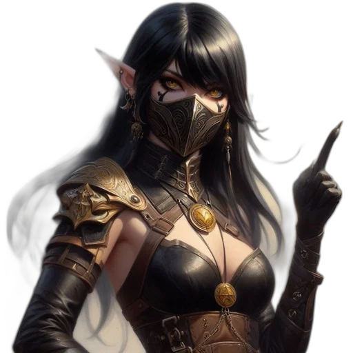 mask, face, staff, weapon transparent PNG cut-out