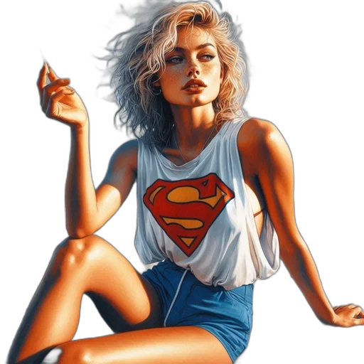 comic book art, photorealistic, fantasy art, oil painting transparent PNG cut-out