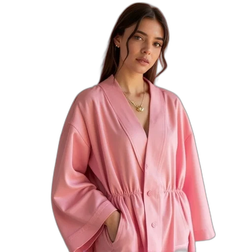 jacket, dress, pastel, pink transparent PNG cut-out
