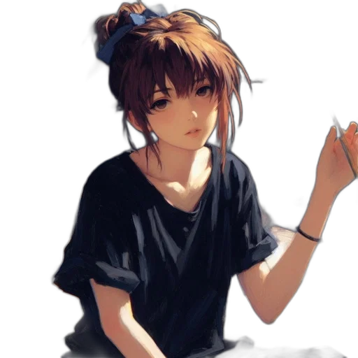 staff, dress, face, umbrella transparent PNG cut-out