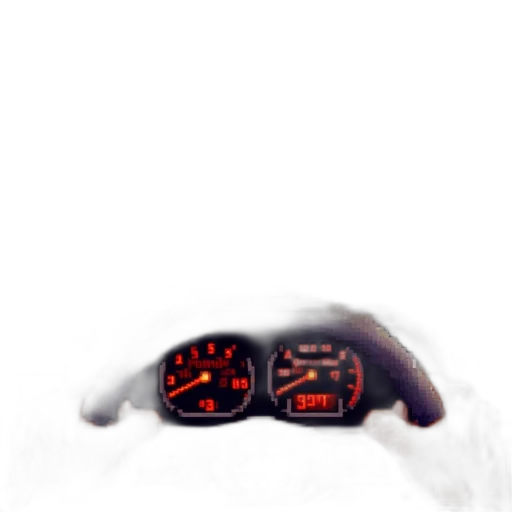 car, mask, weapon, shoes transparent PNG cut-out