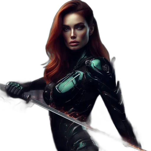 comic book art, concept art, fantasy art, photorealistic transparent PNG cut-out