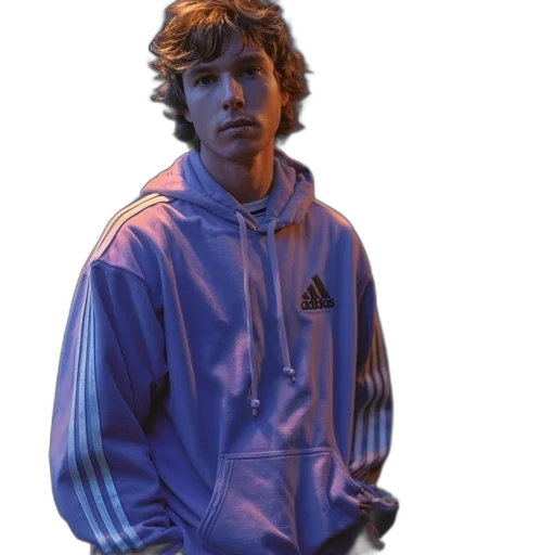 jacket, face, staff, creature transparent PNG cut-out