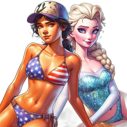 comic book art, concept art, fantasy art, cartoon transparent PNG cut-out