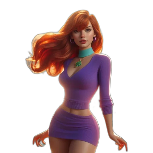 dress, concept art, fantasy art, comic book art transparent PNG cut-out