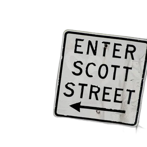 city street, sign, says, enter transparent PNG cut-out