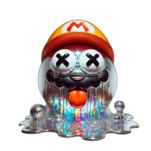 mask, creature, crown, robot transparent PNG cut-out