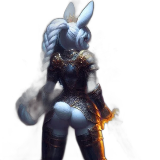 dragon, robot, staff, sword transparent PNG cut-out