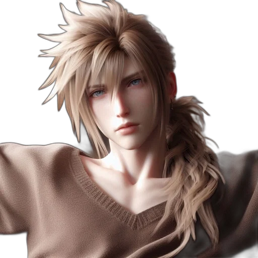 hair, 3d render, photorealistic, fantasy art transparent PNG cut-out