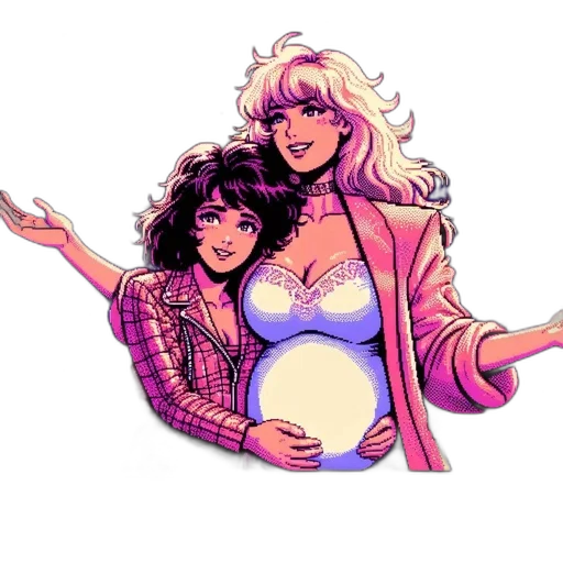 jacket, vaporwave, concept art, comic book art transparent PNG cut-out