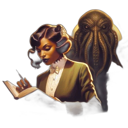 staff, creature, concept art, fantasy art transparent PNG cut-out