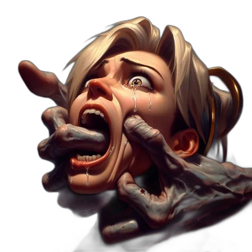 face, creature, mask, weapon transparent PNG cut-out
