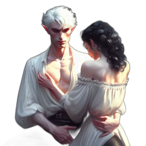 dress, creature, concept art, fantasy art transparent PNG cut-out