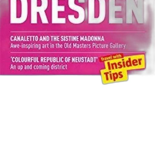 travel, guide, cover, dresden transparent PNG cut-out