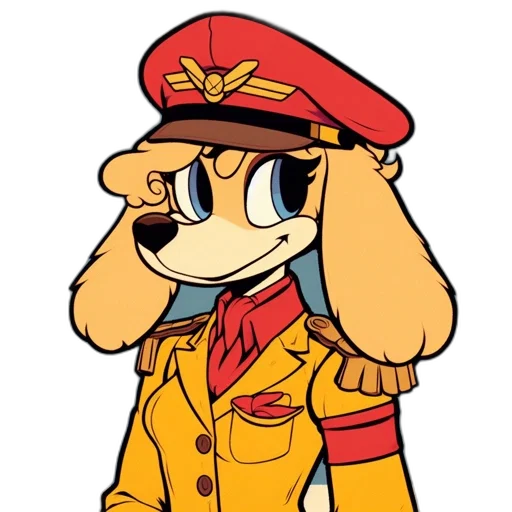 staff, jacket, hat, animal transparent PNG cut-out