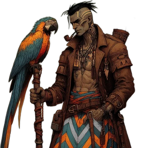 staff, animal, weapon, concept art transparent PNG cut-out